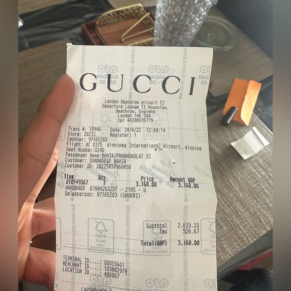 Diana Médium Gucci Bag - Picture 6 of 6